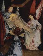 Friedrich Herlin Geburt Christi, Anbetung des Christuskindes oil painting reproduction